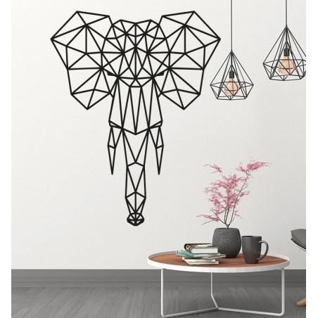 STYLESA Wooden image on plywood elephant PR0238 black STYLESA Wooden image on plywood elephant PR0238 black