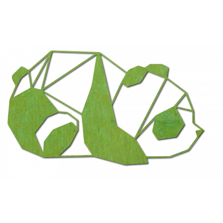 SENTOP Carved wall painting bear PR0242 black