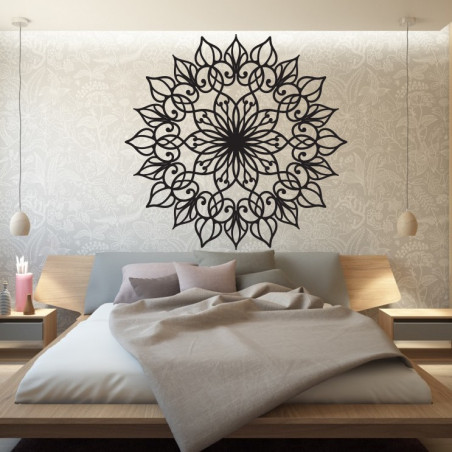 SENTOP Carved Wooden Mandala Plywood Wall Art Picture SENTOP Carved Wooden Mandala Plywood Wall Art Picture