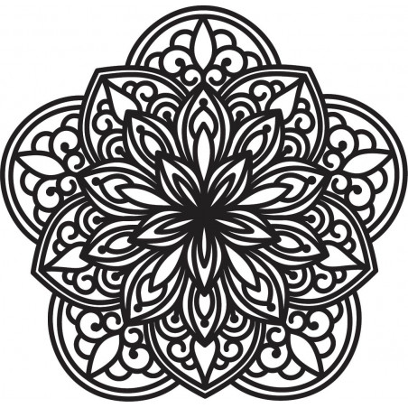 Magic mandala on the wall Magic mandala on the wall