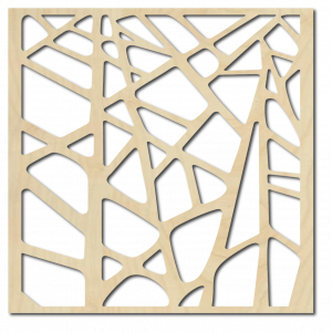 Carved wooden picture for wall made of plywood ornament 2