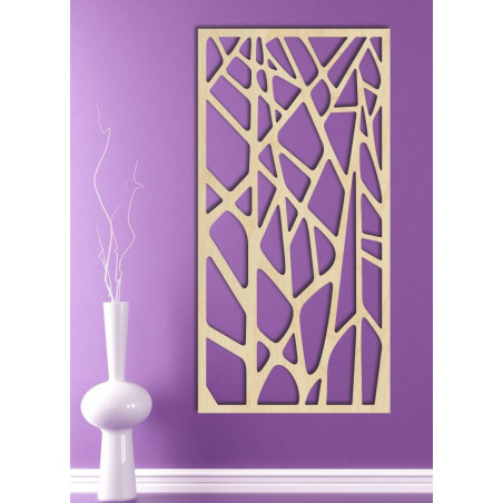 Carved wooden wall picture made of plywood HUGO Carved wooden wall picture made of plywood HUGO