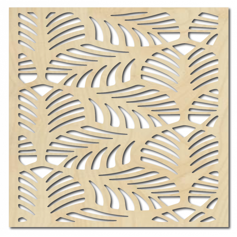 Carved Wooden Wall Image from plywood KVADER