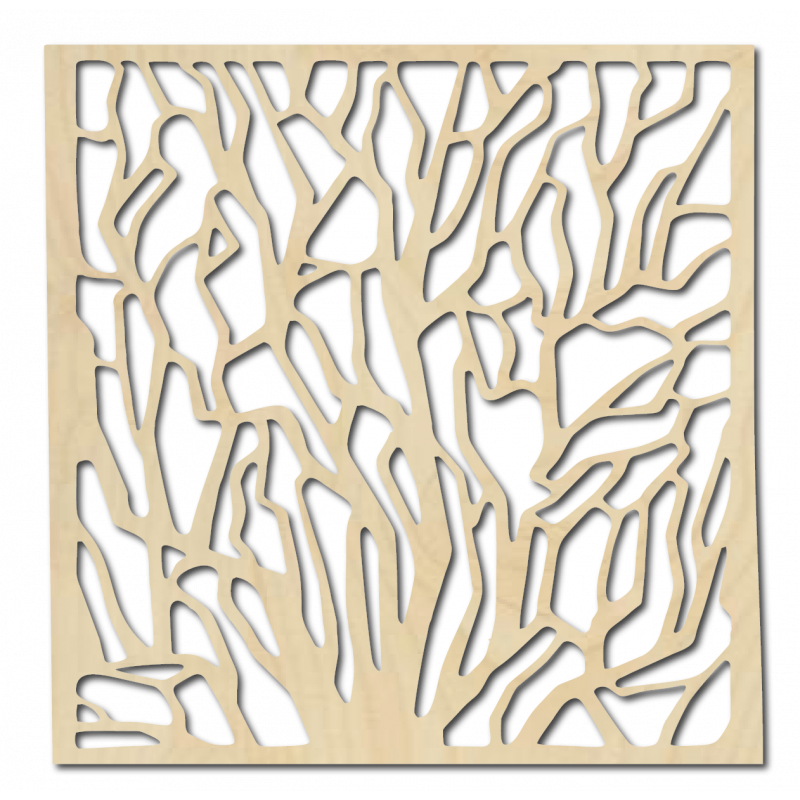 Carved Wooden wall picture made of plywood KVADERR