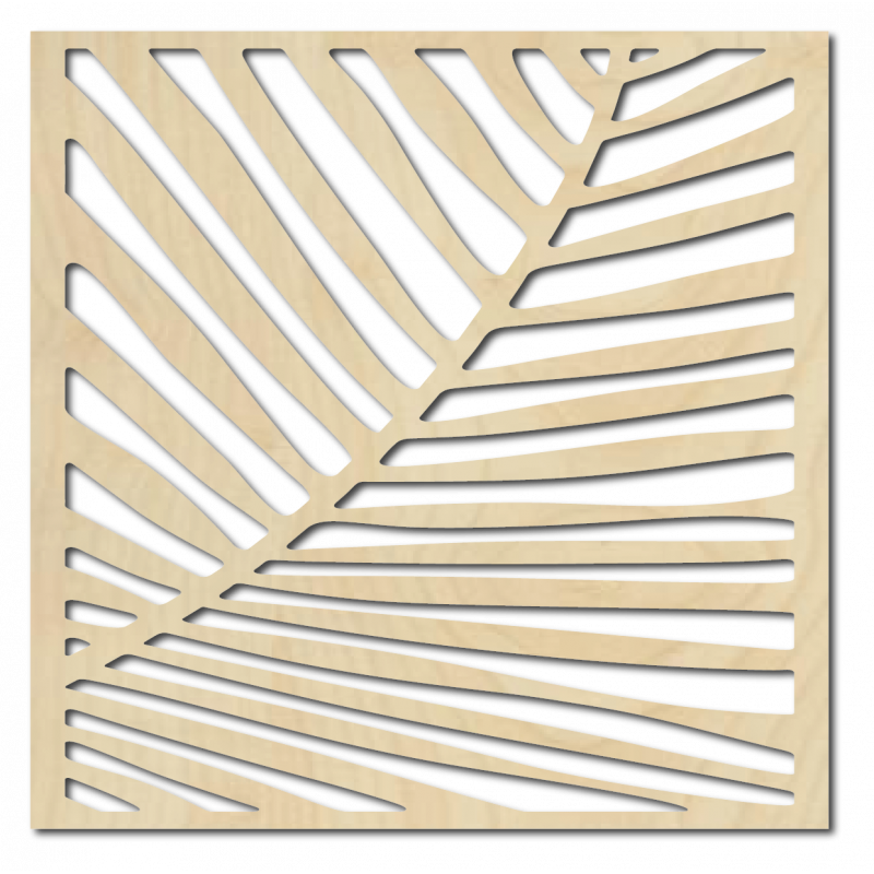 Carved wooden wall picture made of plywood HRKEL