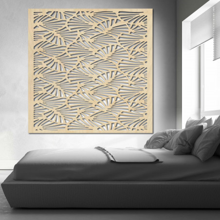 Carved Wooden Wall Image from plywood MUSLAY