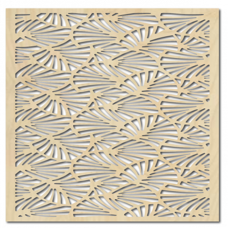 Carved Wooden Wall Image from plywood MUSLAY