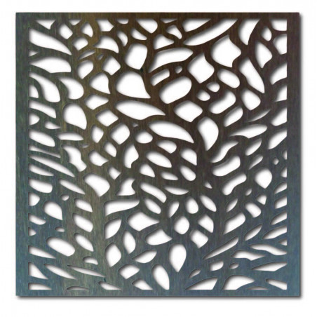 Carved picture on the wall of a wooden plywood KLIDKK