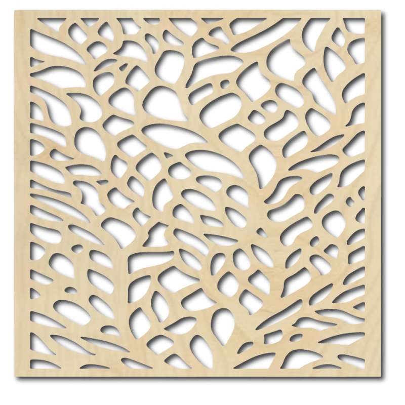 Carved picture on the wall of a wooden plywood KLIDKK