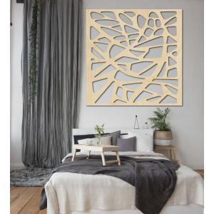 Carved wall painting made of wooden plywood HORLAT