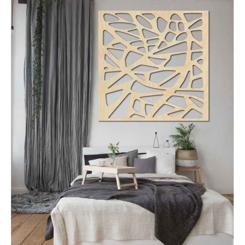 Carved wall painting made of wooden plywood HORLAT