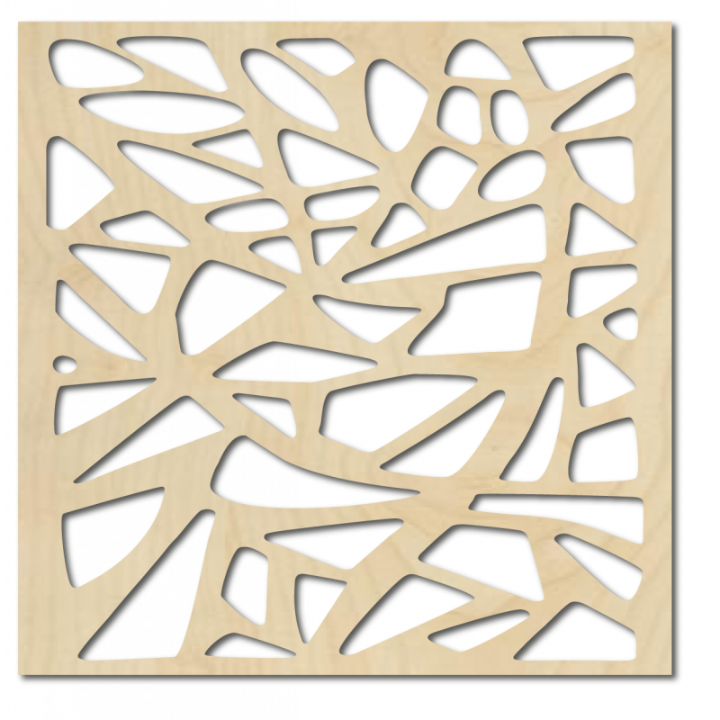 Carved wall painting made of wooden plywood HORLAT