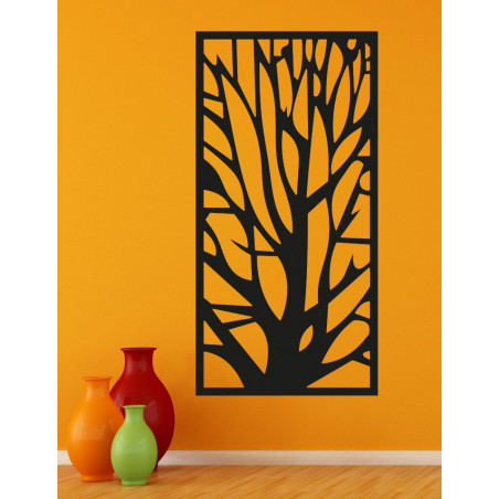 Wall painting carved from wooden plywood KONKOSM