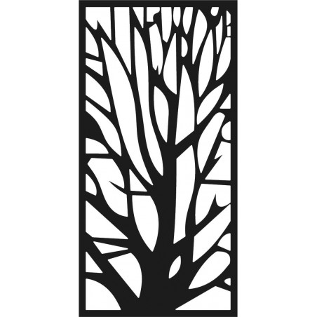 Wall painting carved from wooden plywood KONKOSM