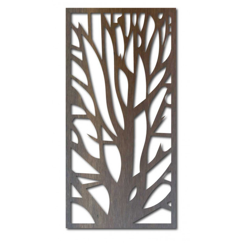 Wall painting carved from wooden plywood KONKOSM