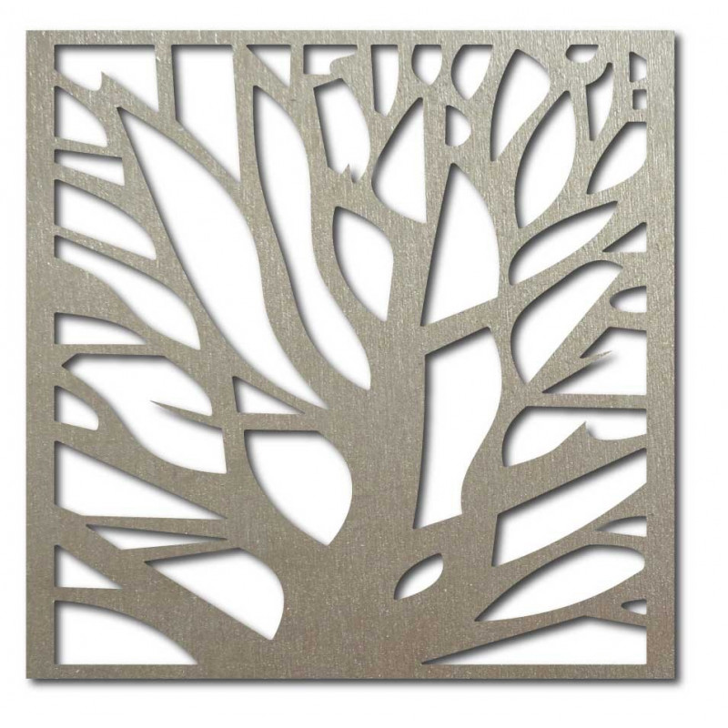 Carved picture on the wall of a wooden plywood HORLAT