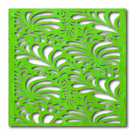 Carved wooden plywood wall picture flower LUPENE