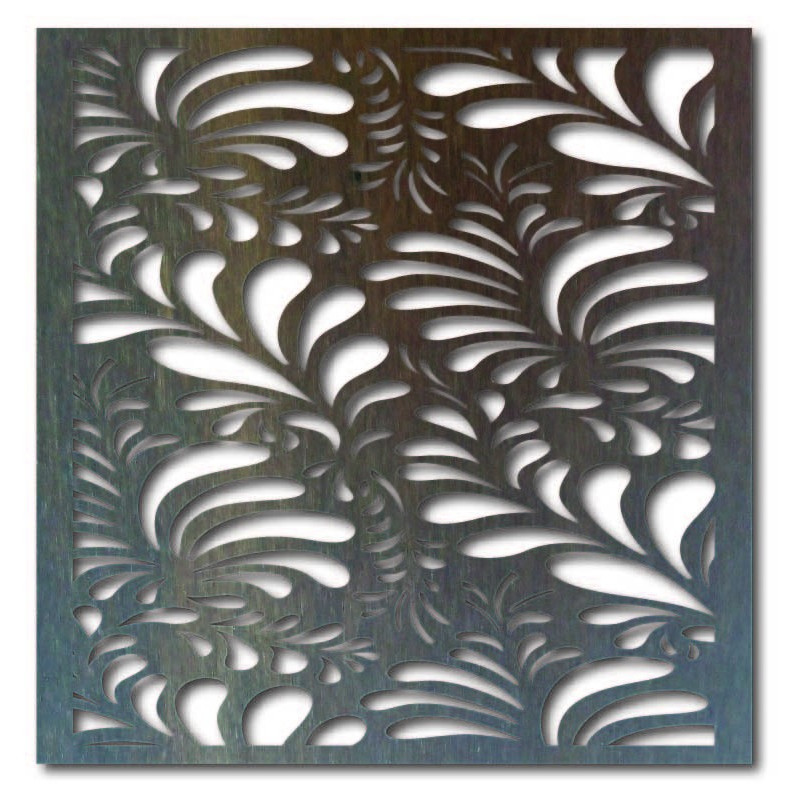 Carved wooden plywood wall picture flower LUPENE