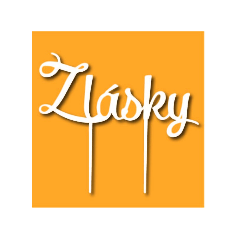 Plastic groove cake decoration for love Dimensions 190 x 166 mm