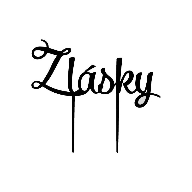 Plastic groove cake decoration for love Dimensions 190 x 166 mm