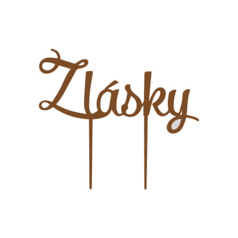 Plastic groove cake decoration for love Dimensions 190 x 166 mm