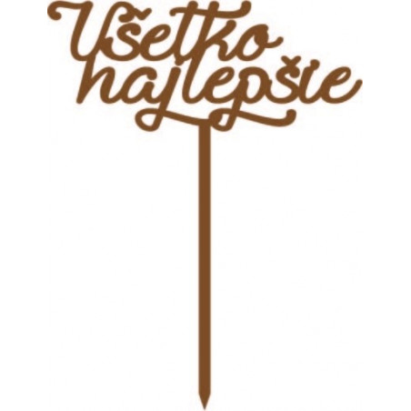 Plastic cake groove All the best Dimensions 138 x 180 mm Plastic cake groove All the best Dimensions 138 x 180 mm