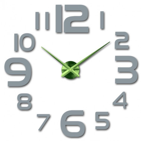Large wall clock - modern 3D adhesive wall clock. Wall clocks for the kitchen and wall clocks for the living room!