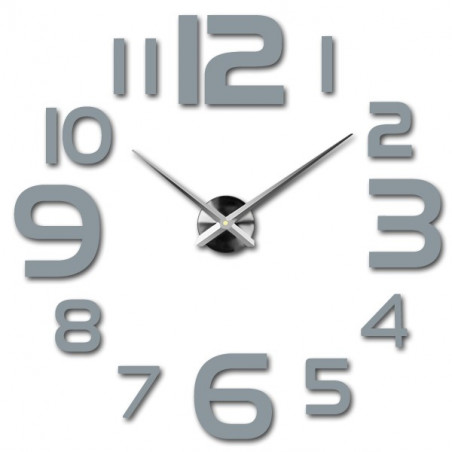 Large wall clock - modern 3D adhesive wall clock. Wall clocks for the kitchen and wall clocks for the living room!