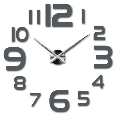 Large wall clock - modern 3D adhesive wall clock. Wall clocks for the kitchen and wall clocks for the living room!