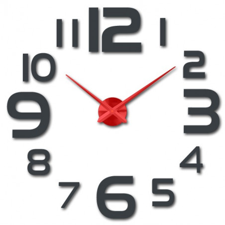 Large wall clock - modern 3D adhesive wall clock. Wall clocks for the kitchen and wall clocks for the living room!