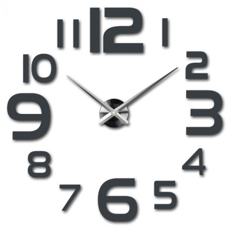 Large wall clock - modern 3D adhesive wall clock. Wall clocks for the kitchen and wall clocks for the living room!