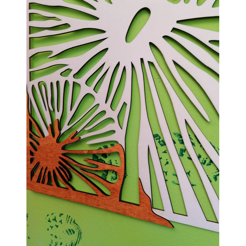 Carved wall painting - ALENKA