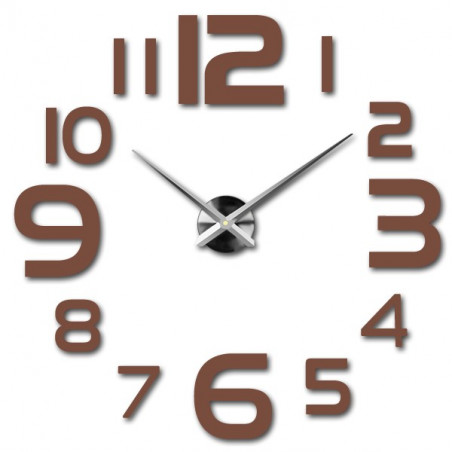 Large wall clock - modern 3D adhesive wall clock. Wall clocks for the kitchen and wall clocks for the living room!