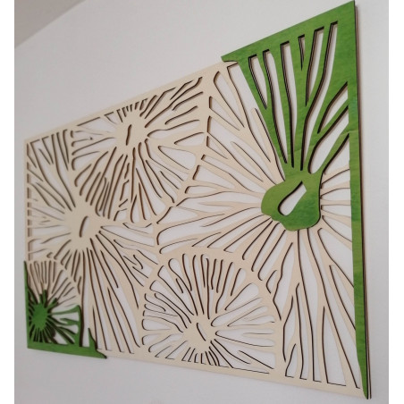 Carved wooden plywood picture tree original poplar Carved wooden plywood picture tree original poplar