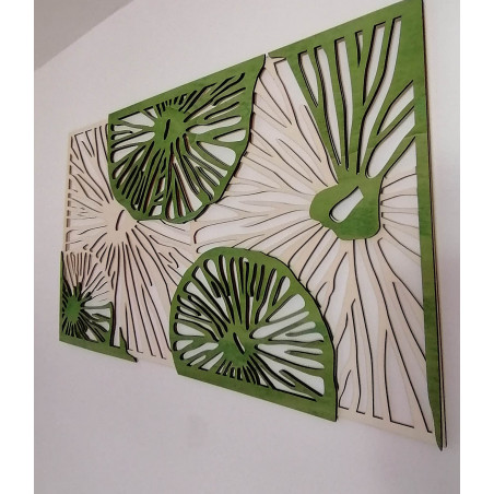 Carved wooden plywood picture tree original poplar Carved wooden plywood picture tree original poplar