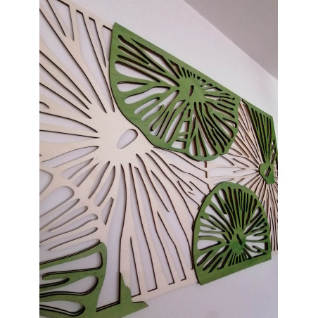 Carved wooden plywood picture tree original poplar Carved wooden plywood picture tree original poplar