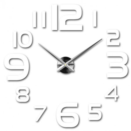 Large wall clock - modern 3D adhesive wall clock. Wall clocks for the kitchen and wall clocks for the living room!