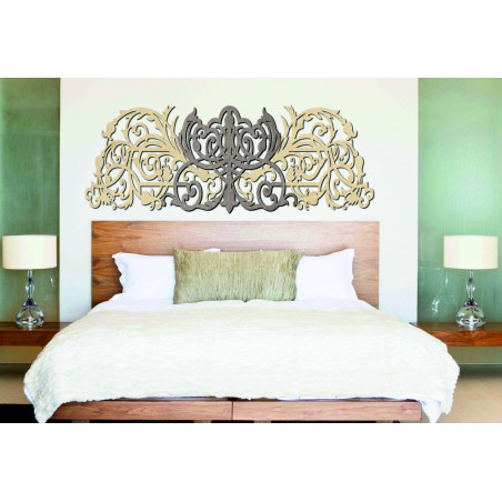 3D Carved wooden plywood picture back part Poplar