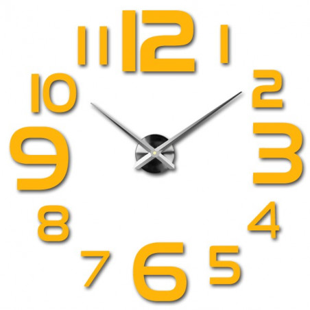 Large wall clock - modern 3D adhesive wall clock. Wall clocks for the kitchen and wall clocks for the living room!