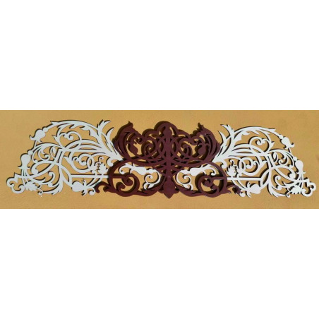 3D Carved wooden plywood picture back part Poplar