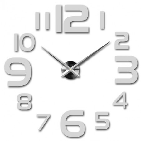Large wall clock - modern 3D adhesive wall clock. Wall clocks for the kitchen and wall clocks for the living room!