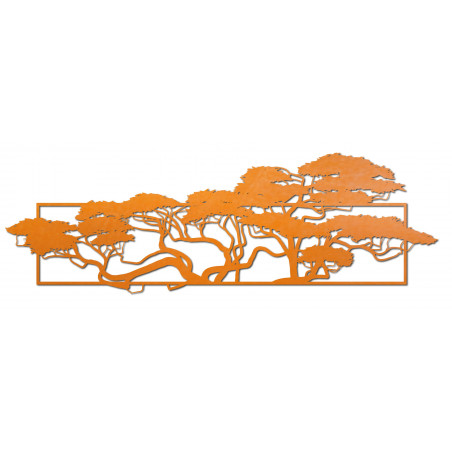 Elegant image of plywood in the design of trees 3D POMPEZII