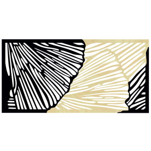 Tasteful 3D wall painting made of plywood back part Poplar original, color of the front part of your choice 2