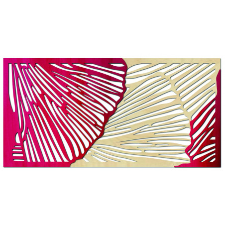 Tasteful 3D wall picture made of plywood