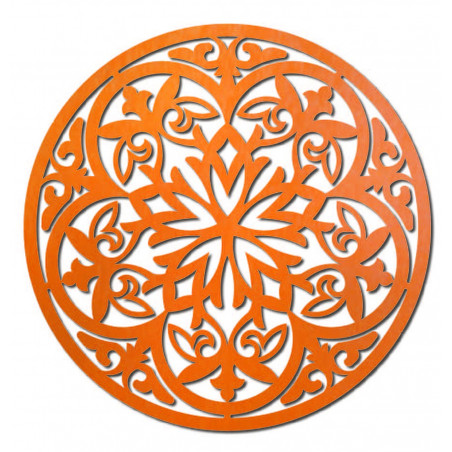 Magical wooden mandala - picture on the wall