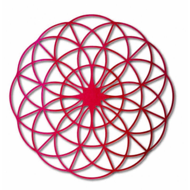 Magic wooden mandala on the wall - Circles I...