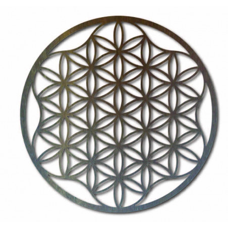 An image of a mandala on a plywood wall up to 120 cm