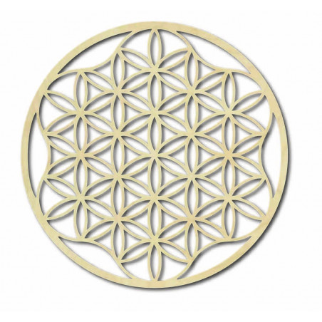 An image of a mandala on a plywood wall up to 120 cm